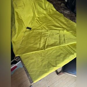 Extra large Chartreuse 100% Silk Scarf